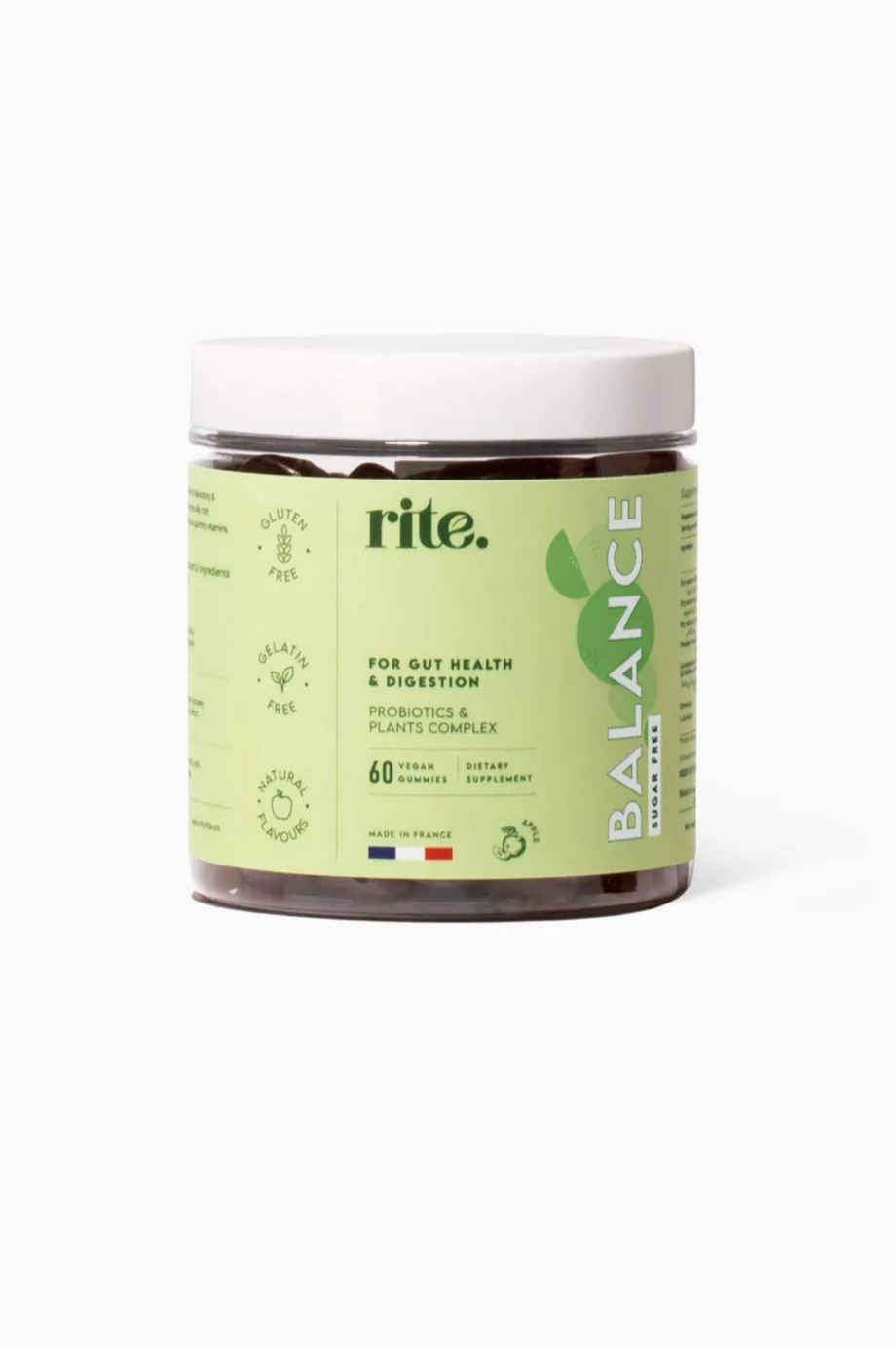 Şekersiz Balance Sakızları 60 Adet, Probiyotik ve Bitki Özlü Vegan Jöle