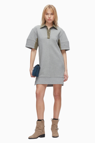 Terry Polo Kadın Elbise, Fransız Havlu Kumaş