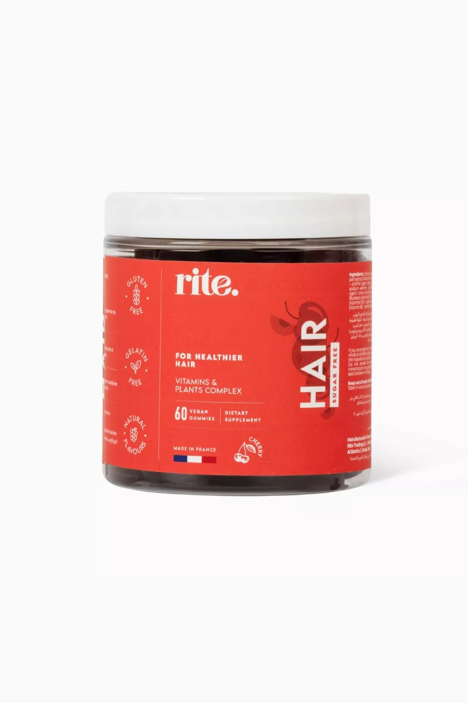 Hair Sugar-Free Gummies, Saç Dökülmesine Karşı 60 Vegan Sakız