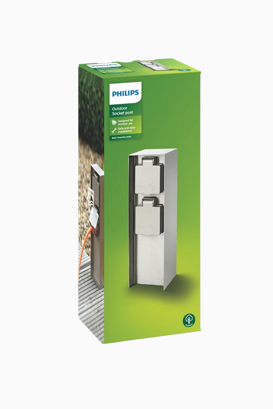 MyGarden IP44 Paslanmaz Çelik Dış Mekan Güç Kaynağı