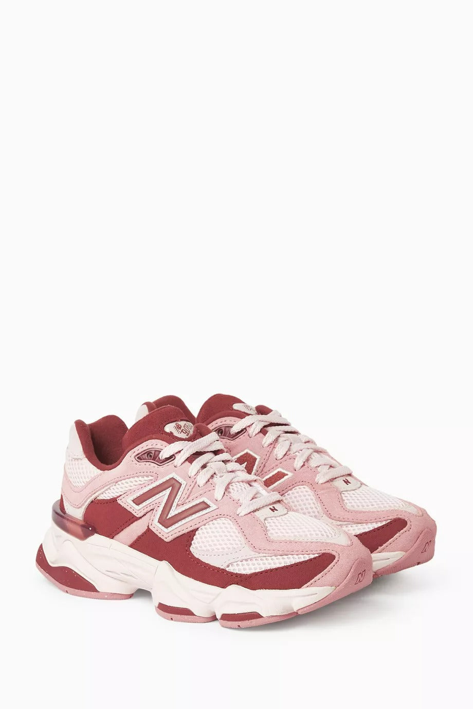 9060 Çocuk Sneakers, Sentetik Süet & Mesh, ABZORB Yastıklama, Pembe Granit