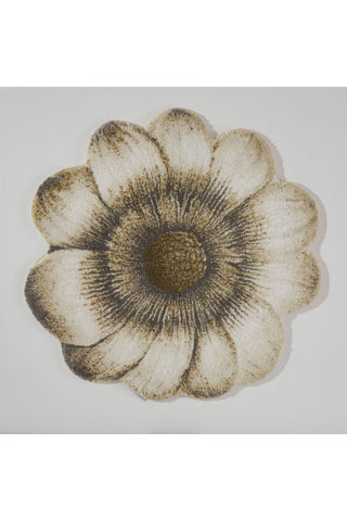 Magnolia Bath Mat, Lüks Mimoza Desenli Banyo Halısı