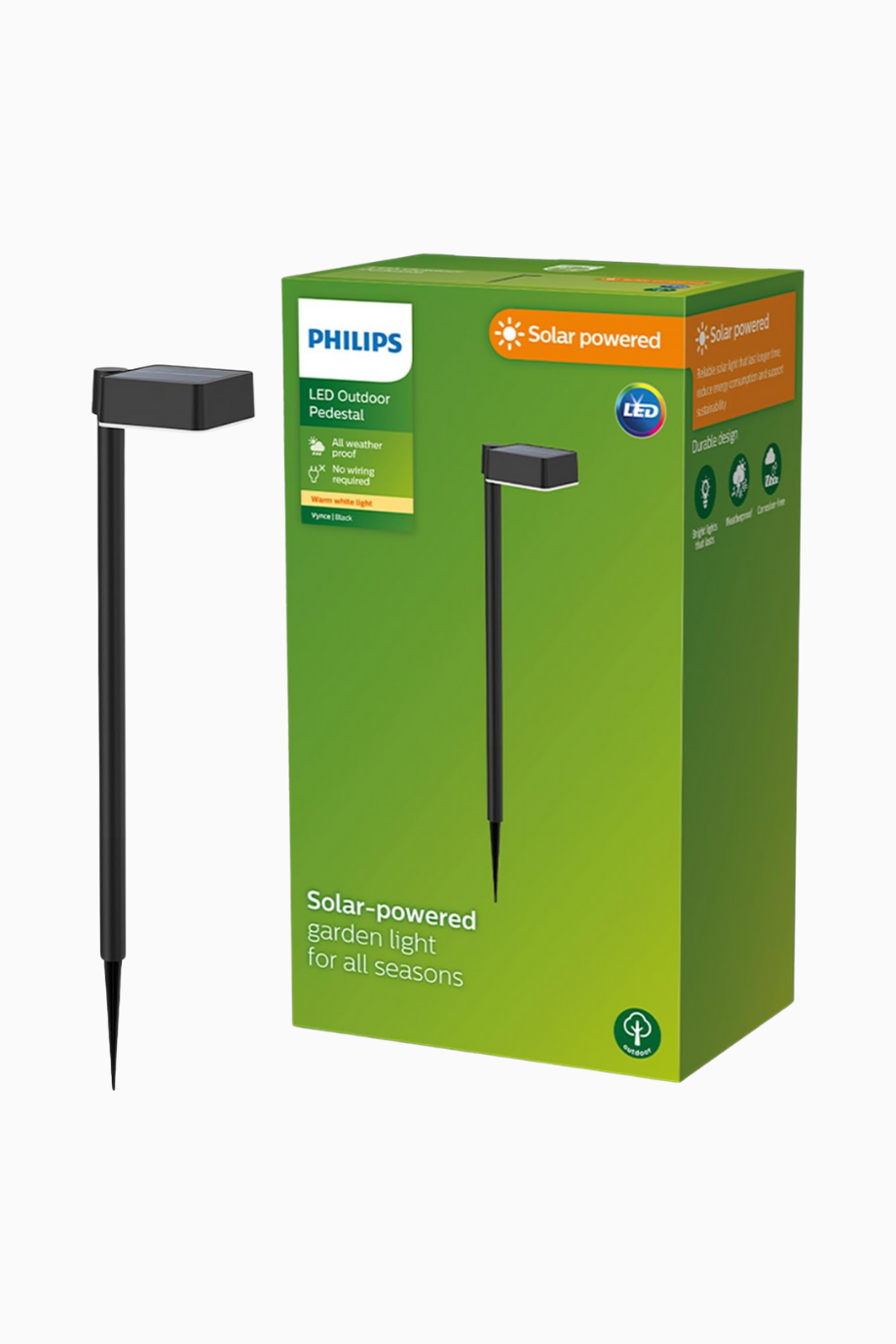 Dış Mekan Güneş Enerjili Vynce Ayaklı Aydınlatma 1,5 W