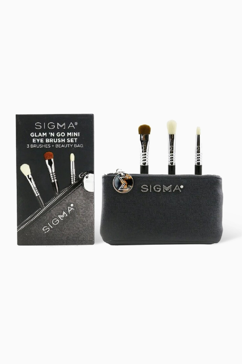 Glam 'N Go 3 Parça Seyahat Boyu Göz Fırçası Seti