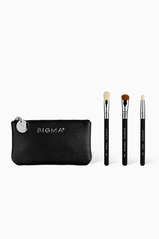 Glam 'N Go 3 Parça Seyahat Boyu Göz Fırçası Seti