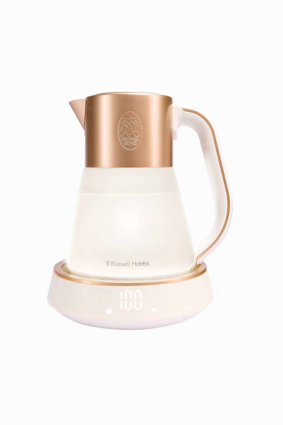 Kettle Glass 1,7L Çaydanlık,Bakır, 2400W, Sıcaklık Ayarı 40-100°C, Dijital Ekran