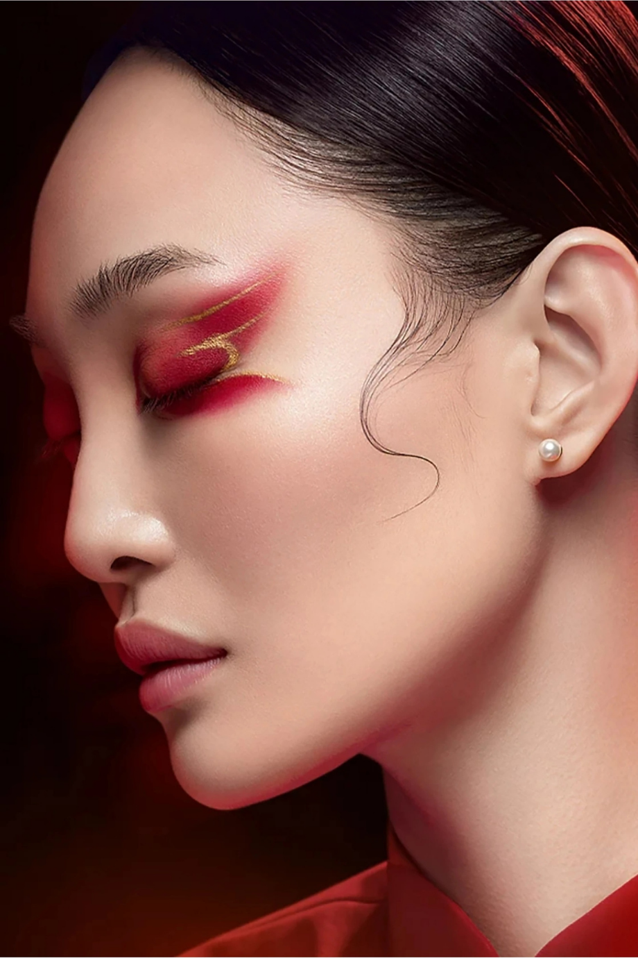 01 Gold Brown Floral Engraving Phoenix Makyaj Paleti