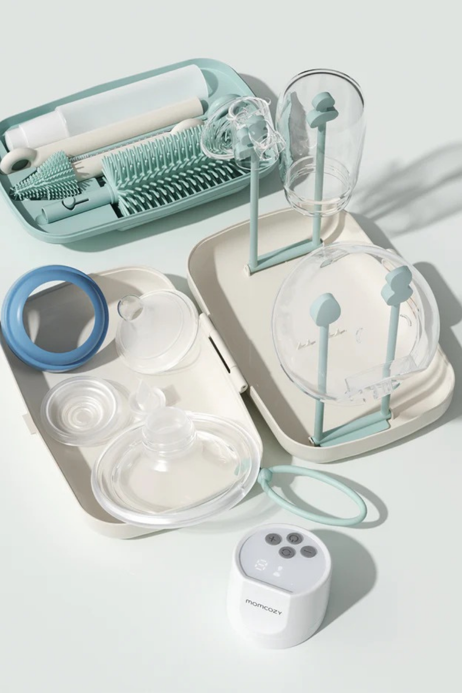 7’si 1 Arada Biberon Fırçası Seti, BPA İçermez