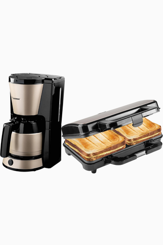 Satin Collection Filtre Kahve Makinesi ve Tost Makinesi