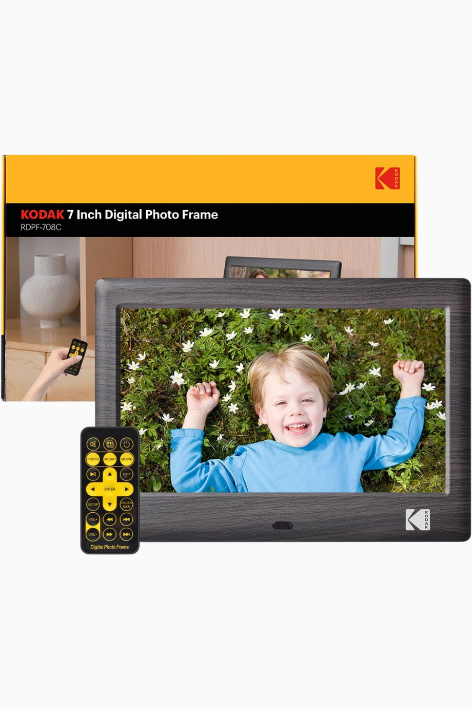 7” IPS Uzaktan Kumandalı Dijital Fotoğraf Çerçevesi