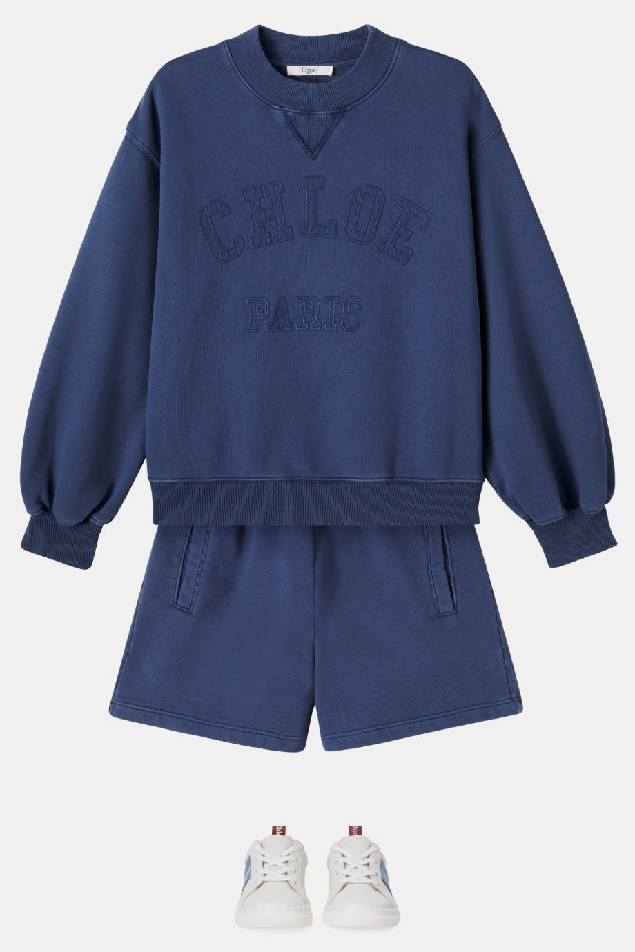 Logolu Pamuk Polar Kız Çocuk Sweatshirt