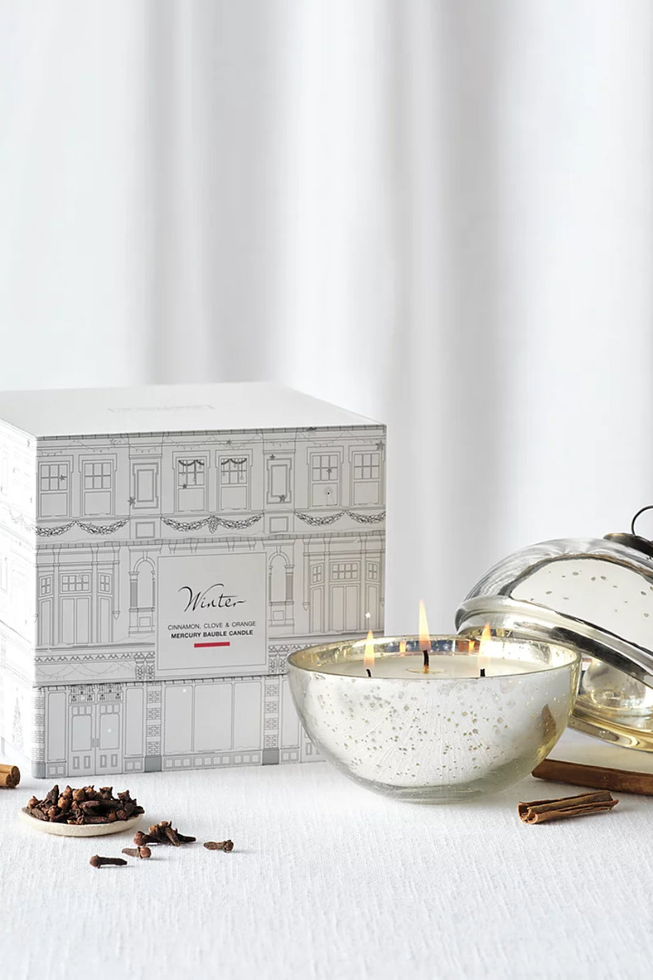 Winter Mercury Bauble Üç Fitilli Kokulu Mum 250 g