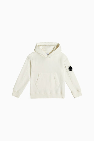 Lens Beyaz Çocuk Kapüşonlu Sweatshirt