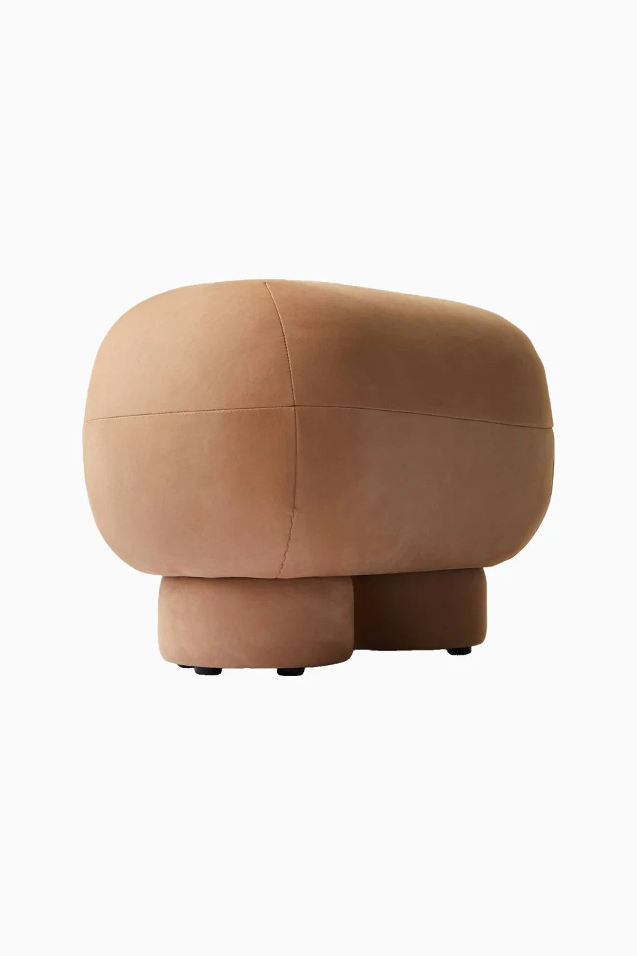 Big Foot Bench Petit Nubuk Deri Tasarım Tabure