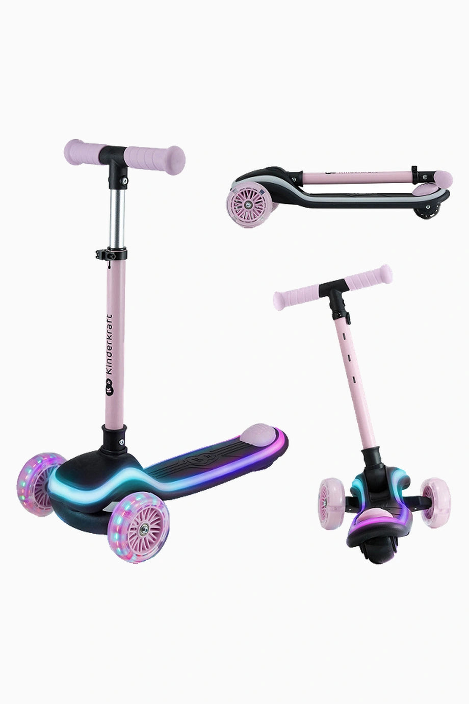 Raket LED Üç Tekerlekli Çocuk Scooter