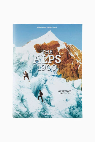 The Alps 1900 A Portrait in Color Dekoratif Koleksiyonluk XXL Kitap