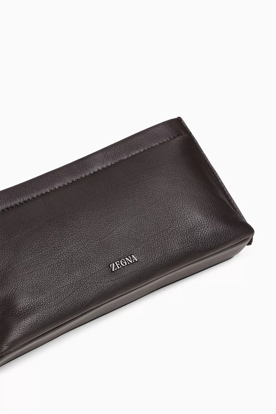 SECONDSKIN Deri Uzun Kese, Şık & Esnek Tasarım, Cilalı Metal Donanım