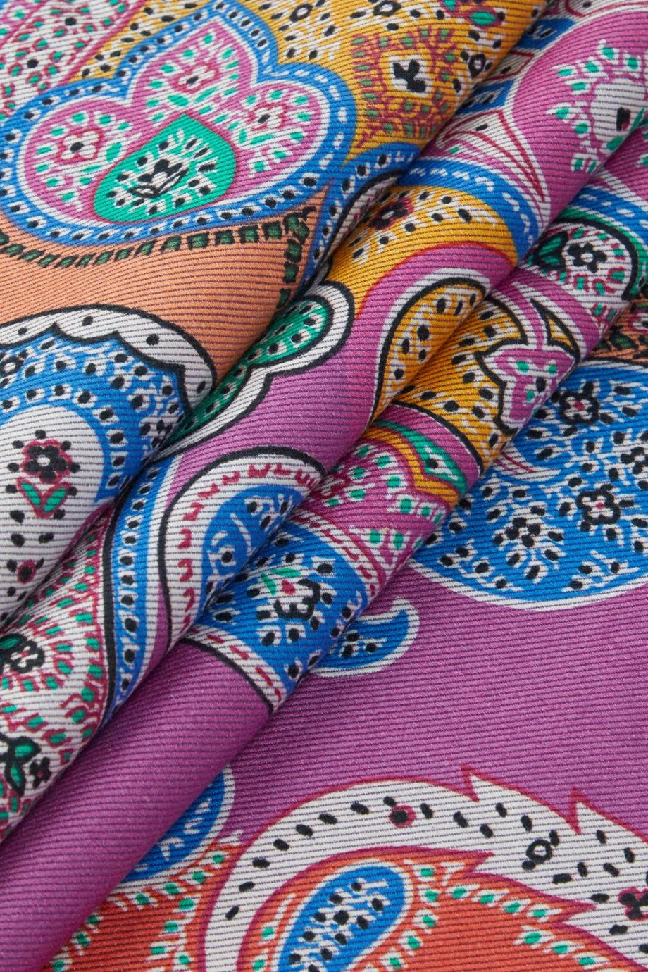 Spugna Paisley Desenli %100 Pamuk, İtalyan Tasarımı  Lüks Battaniye