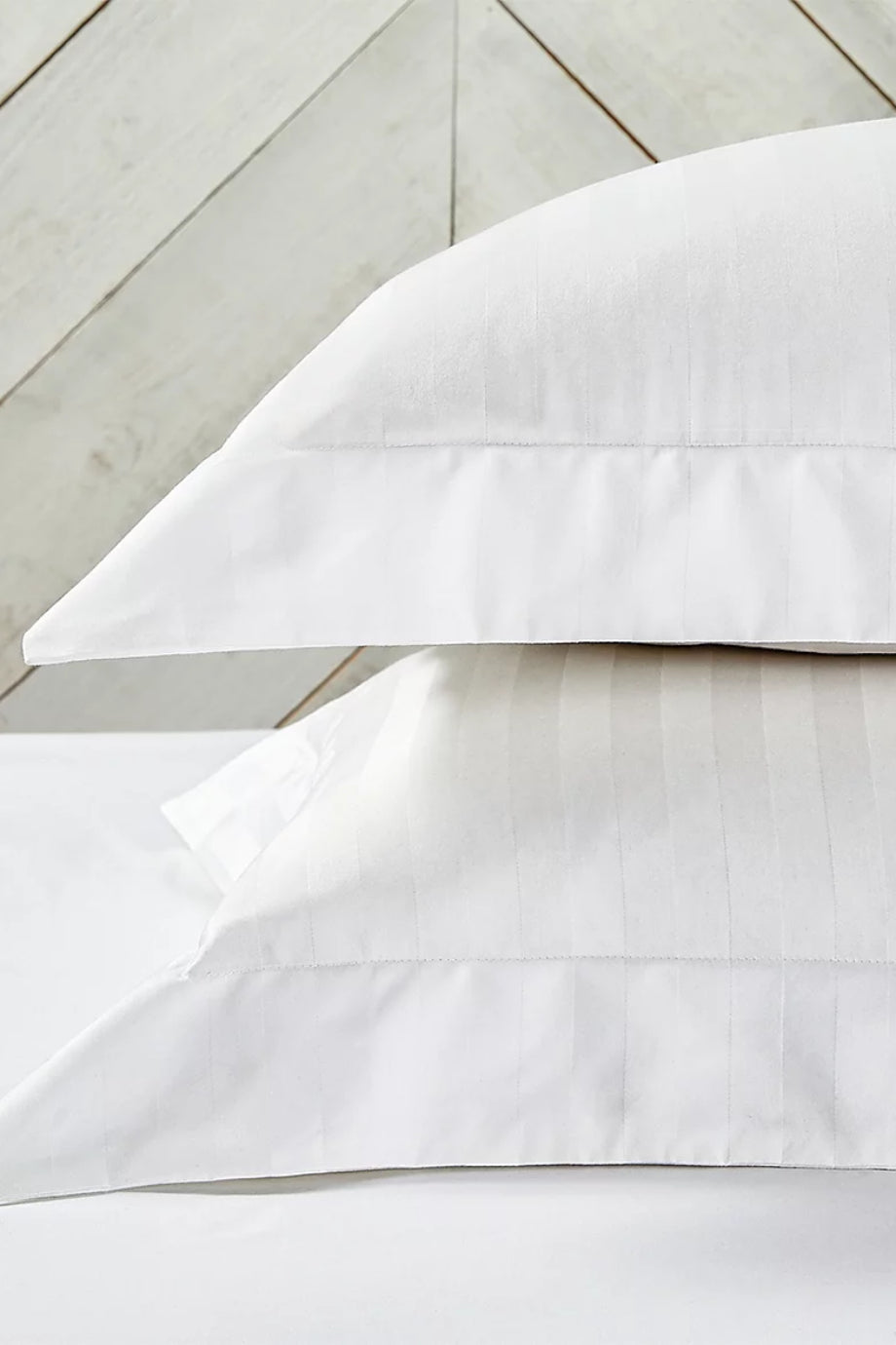 Cambridge Stripe Pamuklu Oxford 2'li Yastık Kılıfı