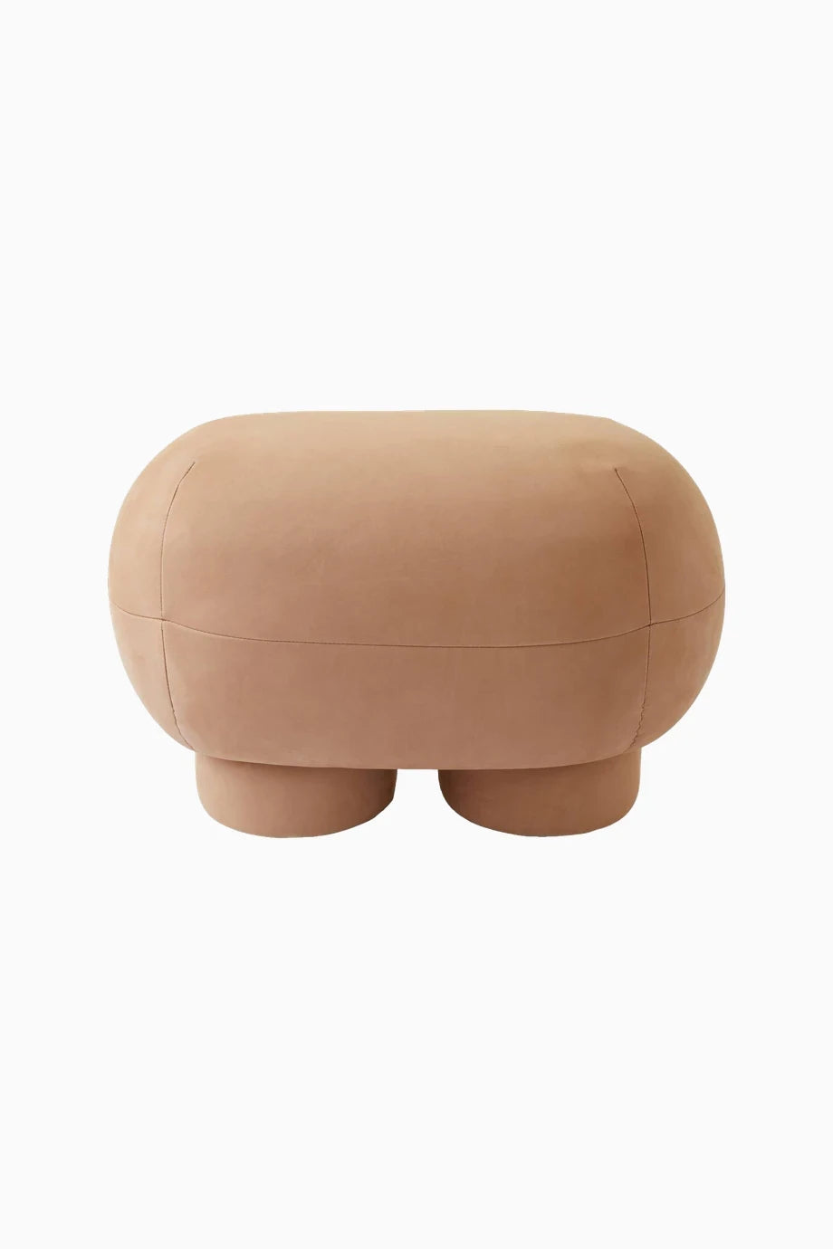 Big Foot Bench Petit Nubuk Deri Tasarım Tabure