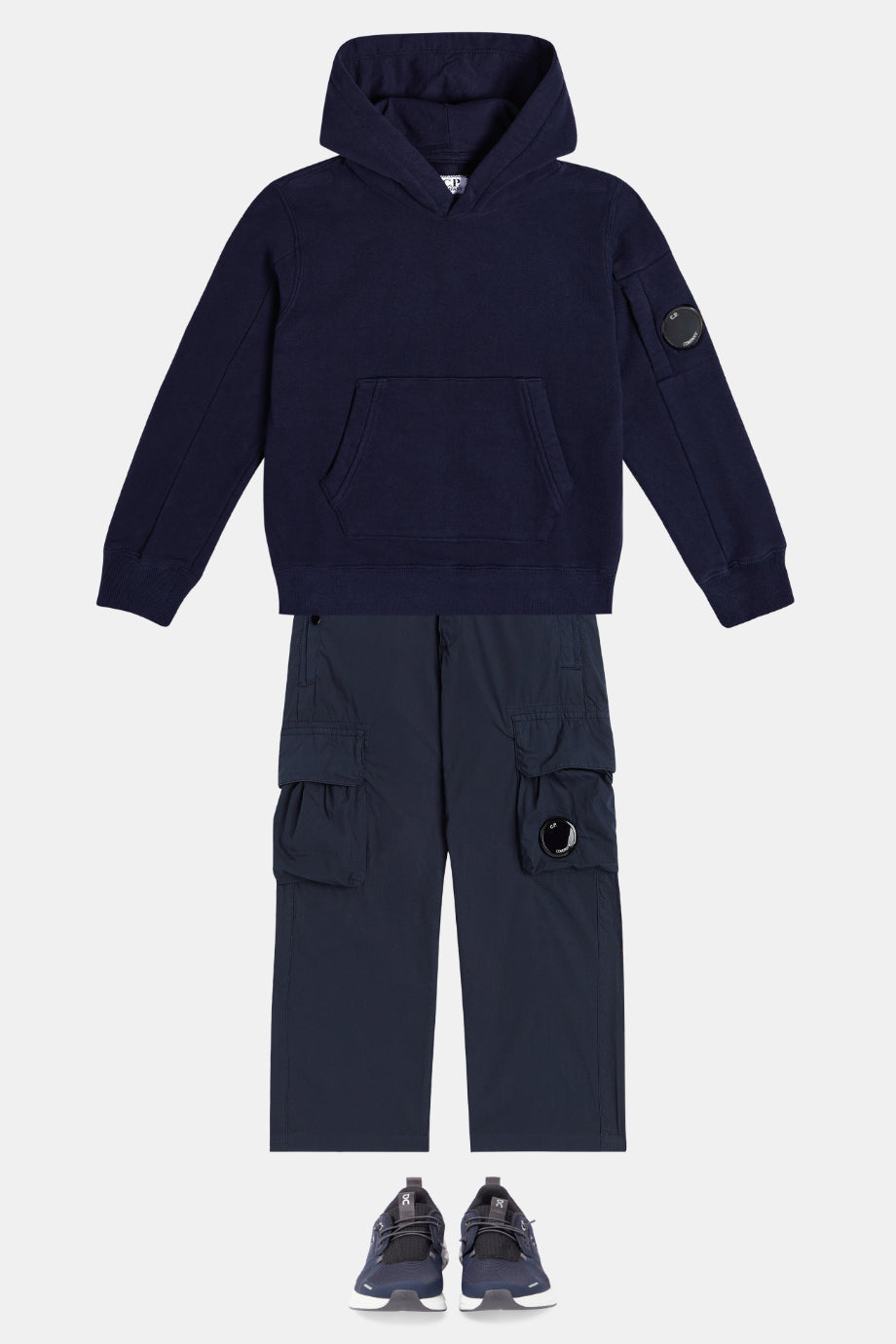 Lens Lacivert Çocuk Kapüşonlu Sweatshirt