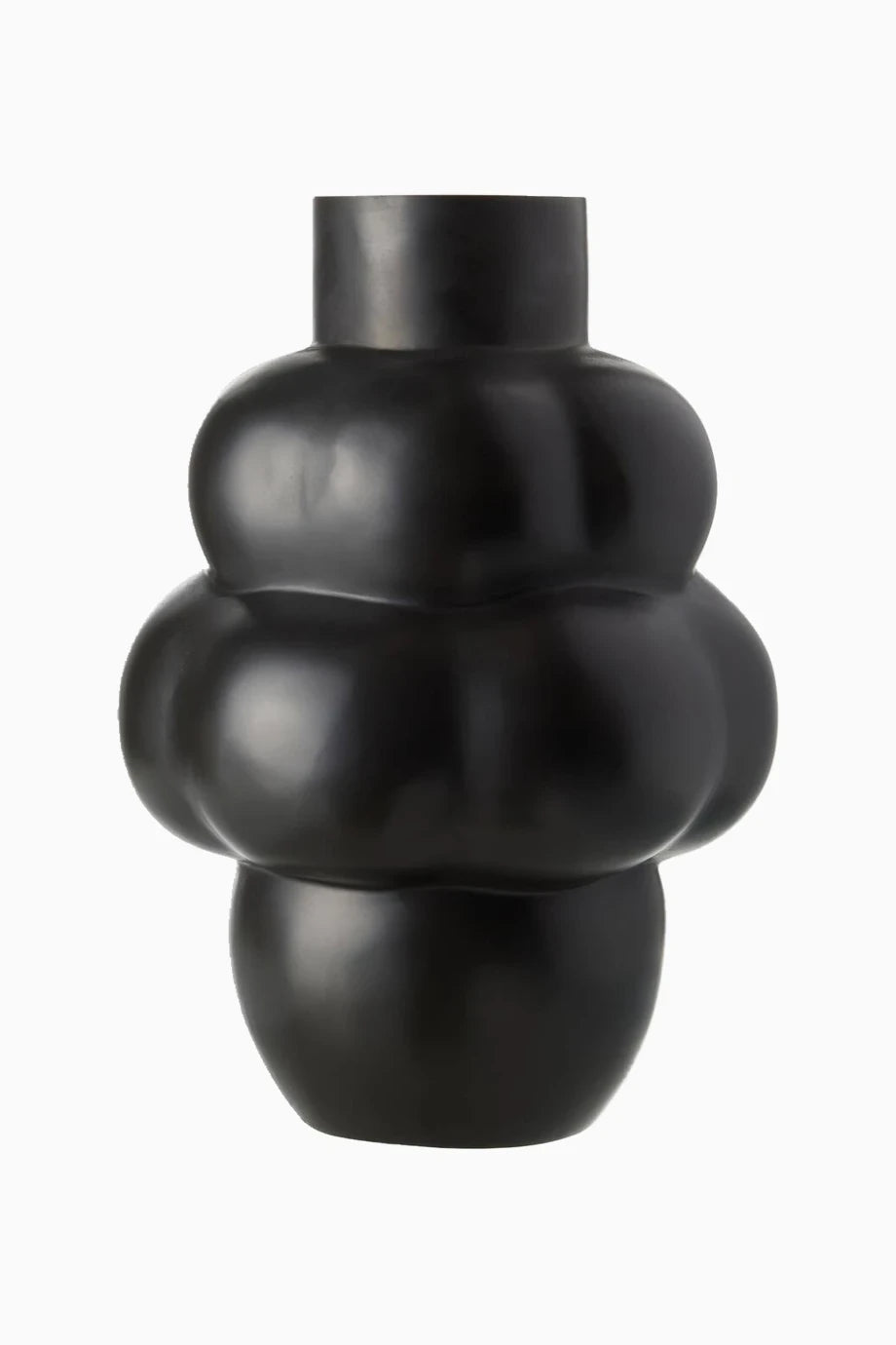 Balloon Object 001 Oksitli Siyah, El İşçiliği Dekoratif Tasarım Çelik Vazo