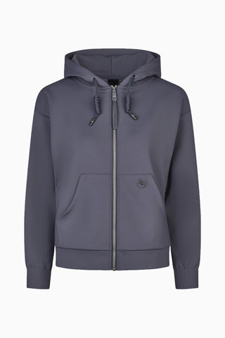 Athleisure Oversize 8282 Lüks Kapüşonlu Kadın Sweat Ceket