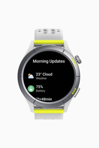 Cheetah Round Smartwatch, Lagesensor ve Gyroskop Destekli Premium Akıllı Saat
