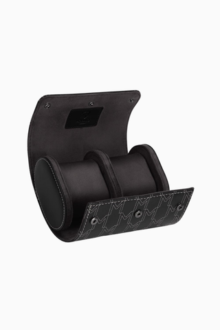 Optimus Watch Roll, 2 Saat İçin Mikroleder Lüks Seyahat Kutusu
