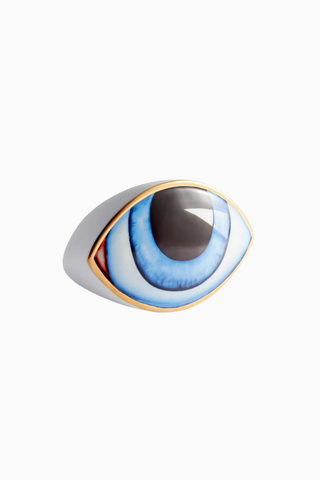 Lito Eye Paperweight, 24K Altın-Porselen