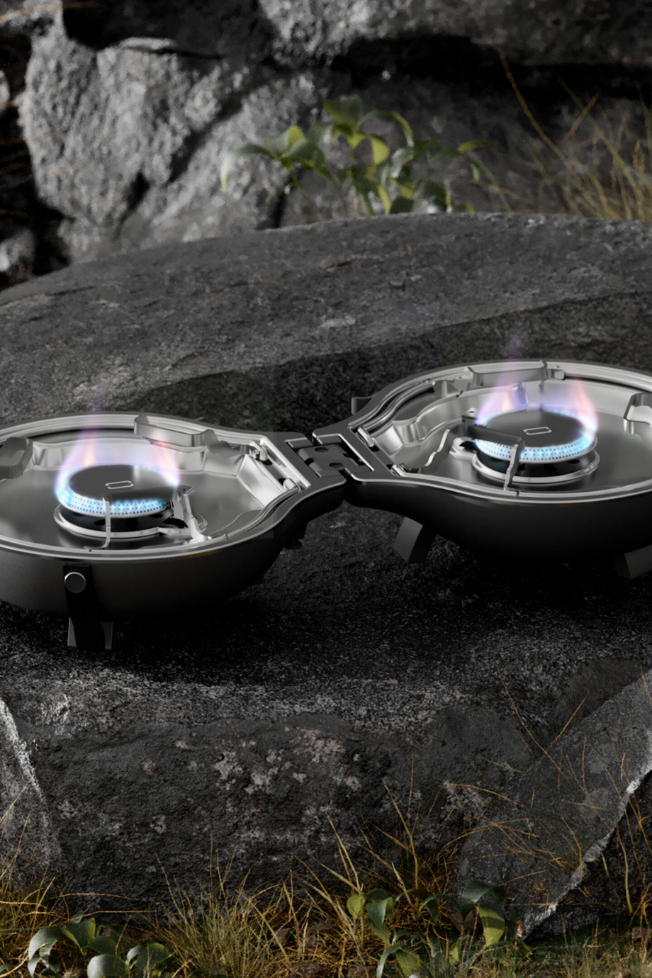 Portable Gas Stove G506 Çift Ocaklı Katlanabilir Taşınabilir Kamp Ocağı