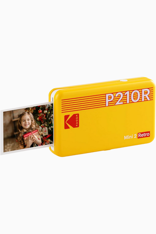 Mini 2 Retro Taşınabilir Fotoğraf Yazıcısı, Bluetooth, iOS ve Android