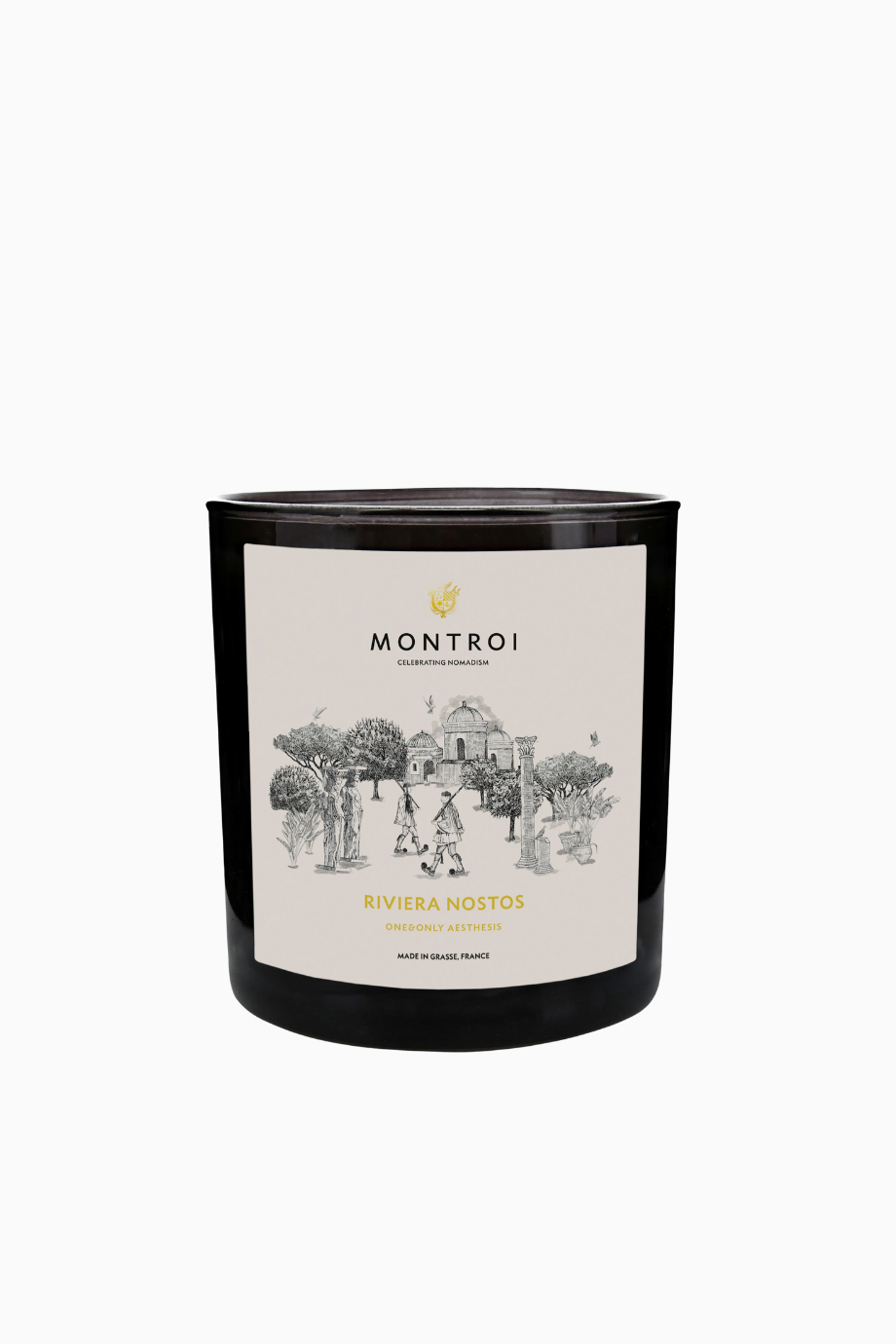 Riviera Nostos Mum Ahenkli Deri ve Siyah Çay Kokusu