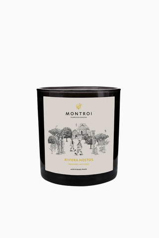 Riviera Nostos Mum Ahenkli Deri ve Siyah Çay Kokusu