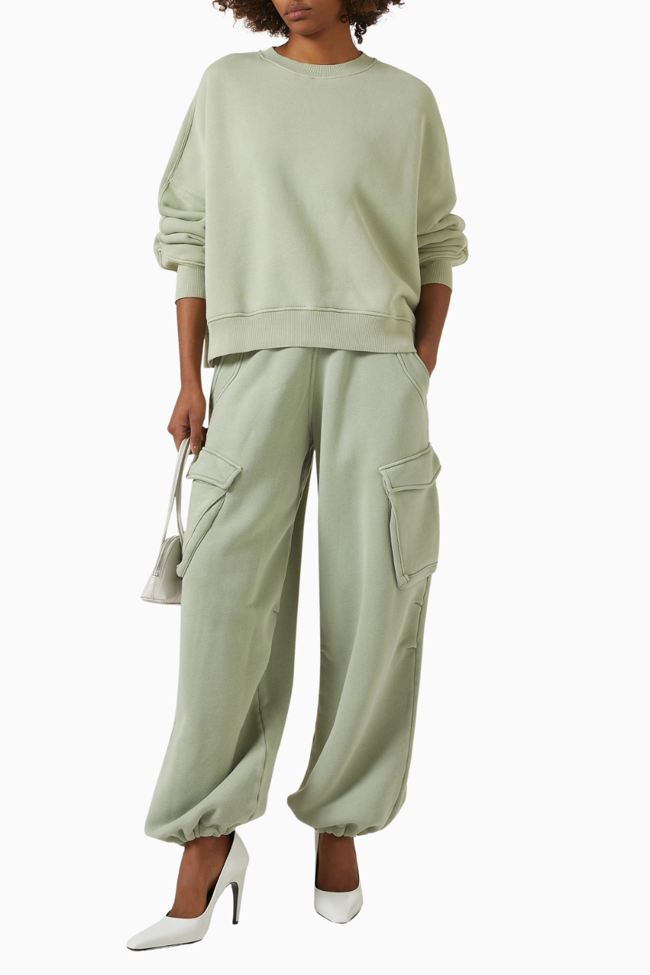 Initial Cargo Sweatpants, Pamuklu Fleece ve Çok Cepli Lüks Rahatlık
