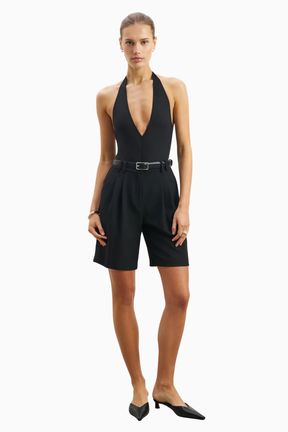 Effortless Pleated Longline Bermuda Kesim Kadın Şort