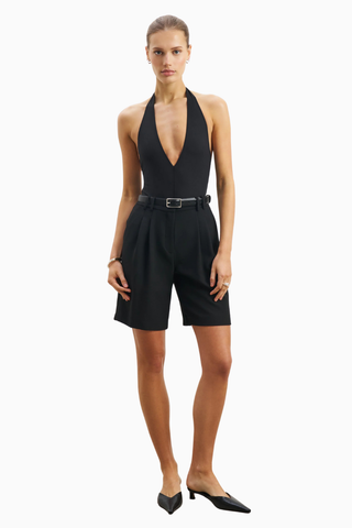 Effortless Pleated Longline Bermuda Kesim Kadın Şort