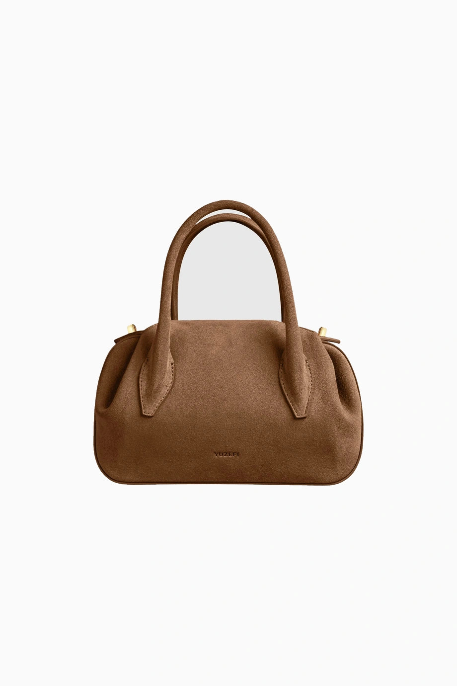 Oyster Mini Duffle Süet, El İşçiliği Lüks İtalyan Tasarım Çapraz Çanta
