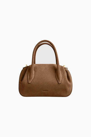 Oyster Mini Duffle Süet, El İşçiliği Lüks İtalyan Tasarım Çapraz Çanta