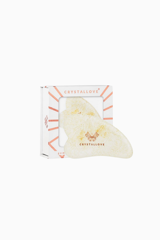 Milky Amber Gua Sha Bernstein Taşlı Yüz Masaj Taşı