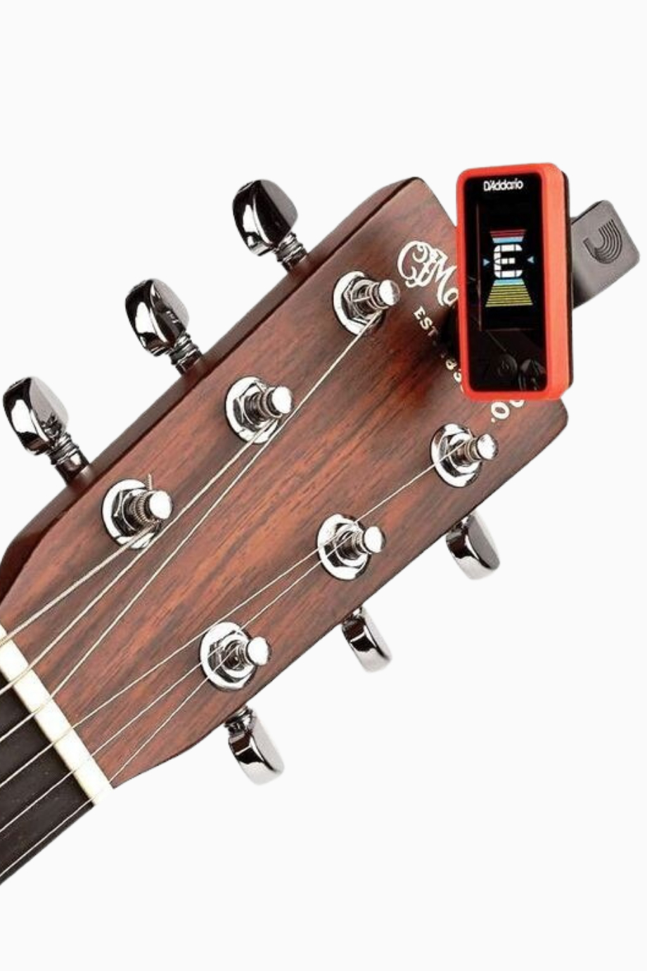 Planet Waves Eclipse Headstock Tuner Kırmızı, Kromatik Akort Cihazı