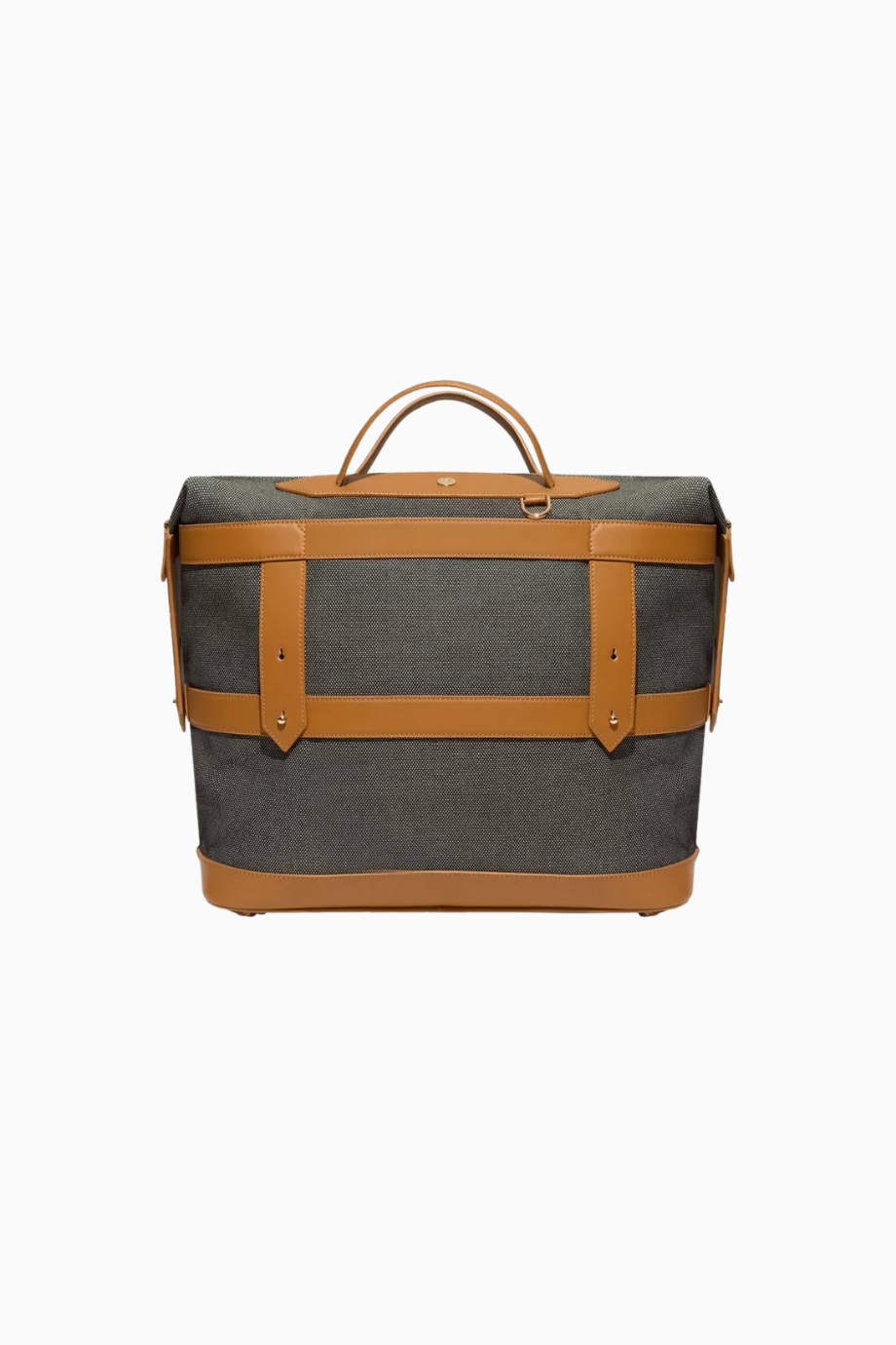 Weekender Bag EcoCraft Canvas Sandstone Black Hafta Sonu Çantası