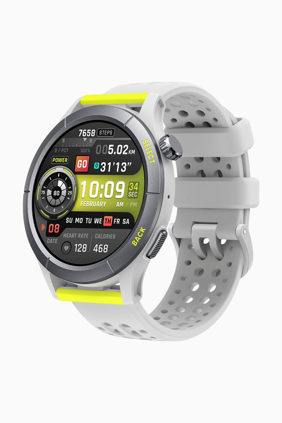 Cheetah Round Smartwatch, Lagesensor ve Gyroskop Destekli Premium Akıllı Saat
