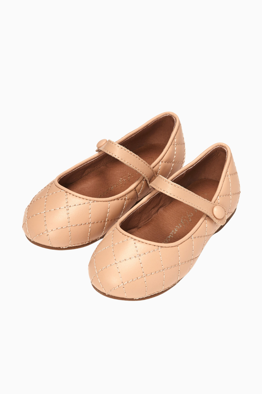 Kids Deri Ballerina Çocuk Babet