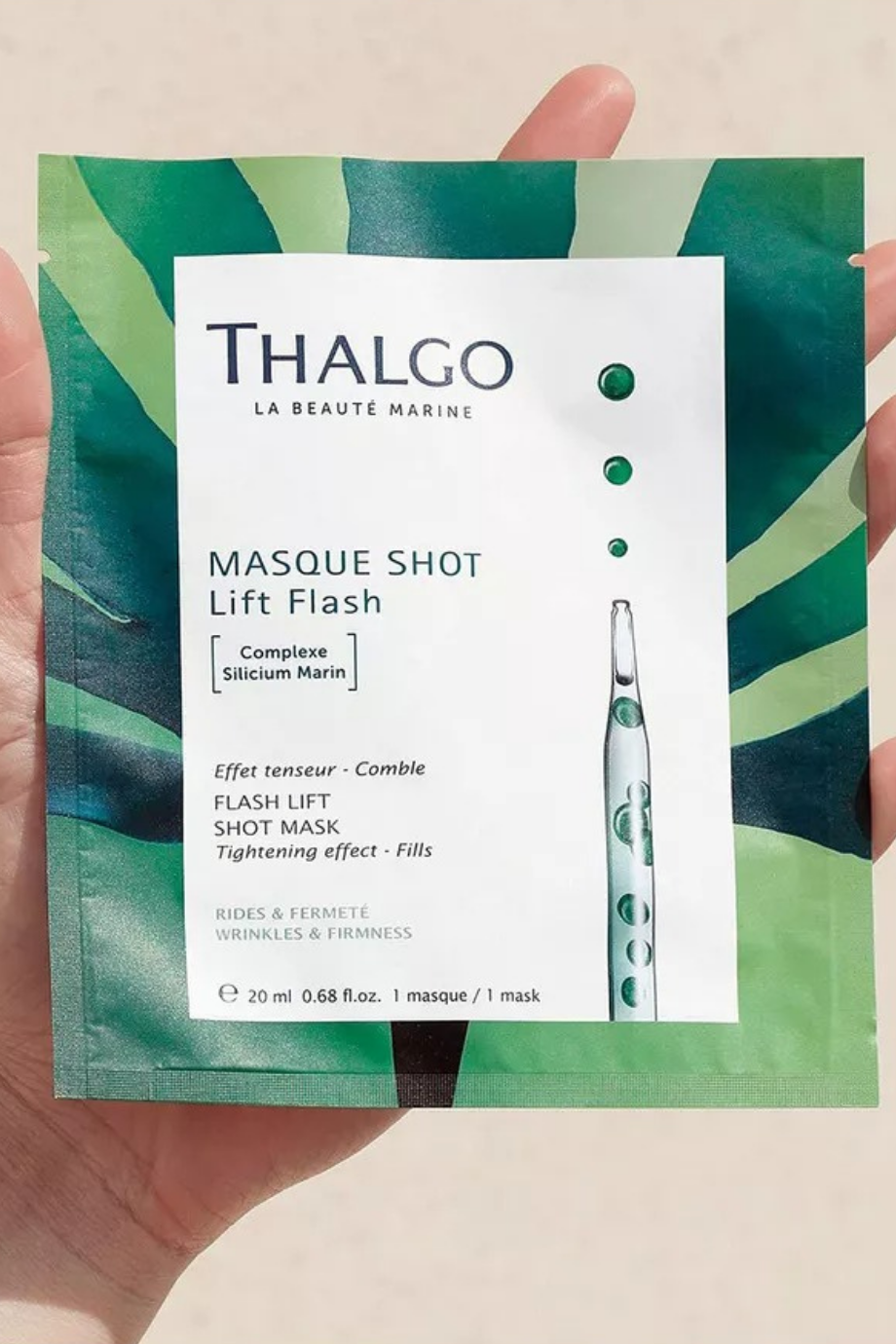 Flash Lift Shot Mask 20ml, Sıkılaştırıcı, Dolgunlaştırıcı ve Canlandırıcı Yüz Maskesi