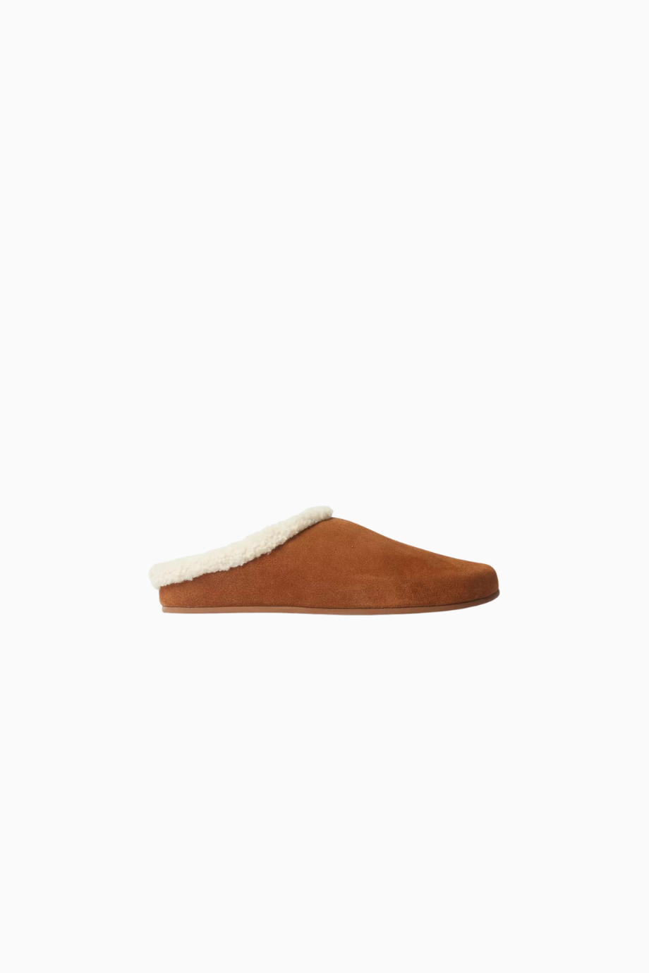 Kadın Süet ve Shearling Astarlı Sabo Terlik, Rahat Günlük Tasarım