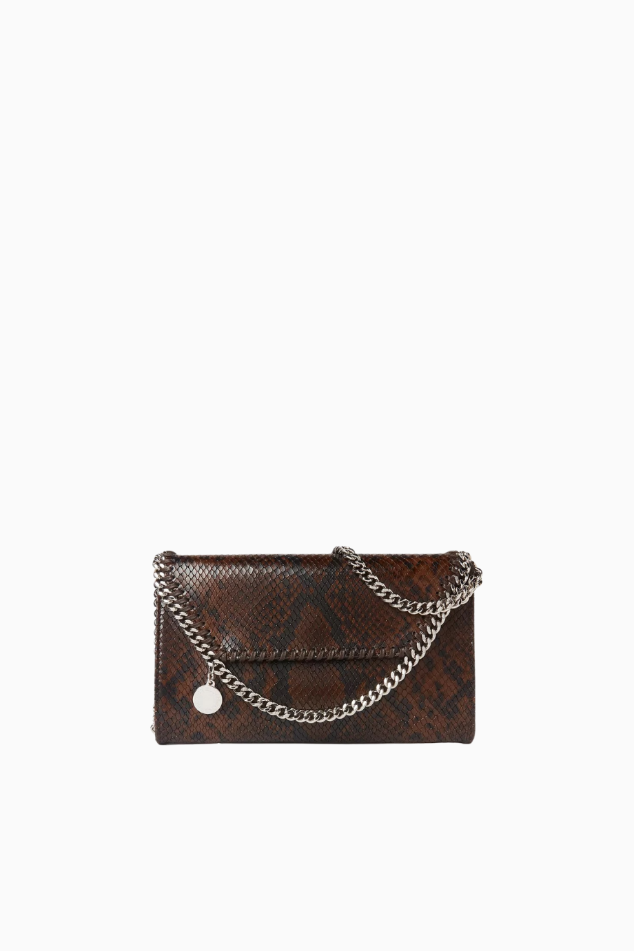 Mini Falabella Yılan Desenli Vegan Deri Lüks, Omuz ve Crossbody Çanta
