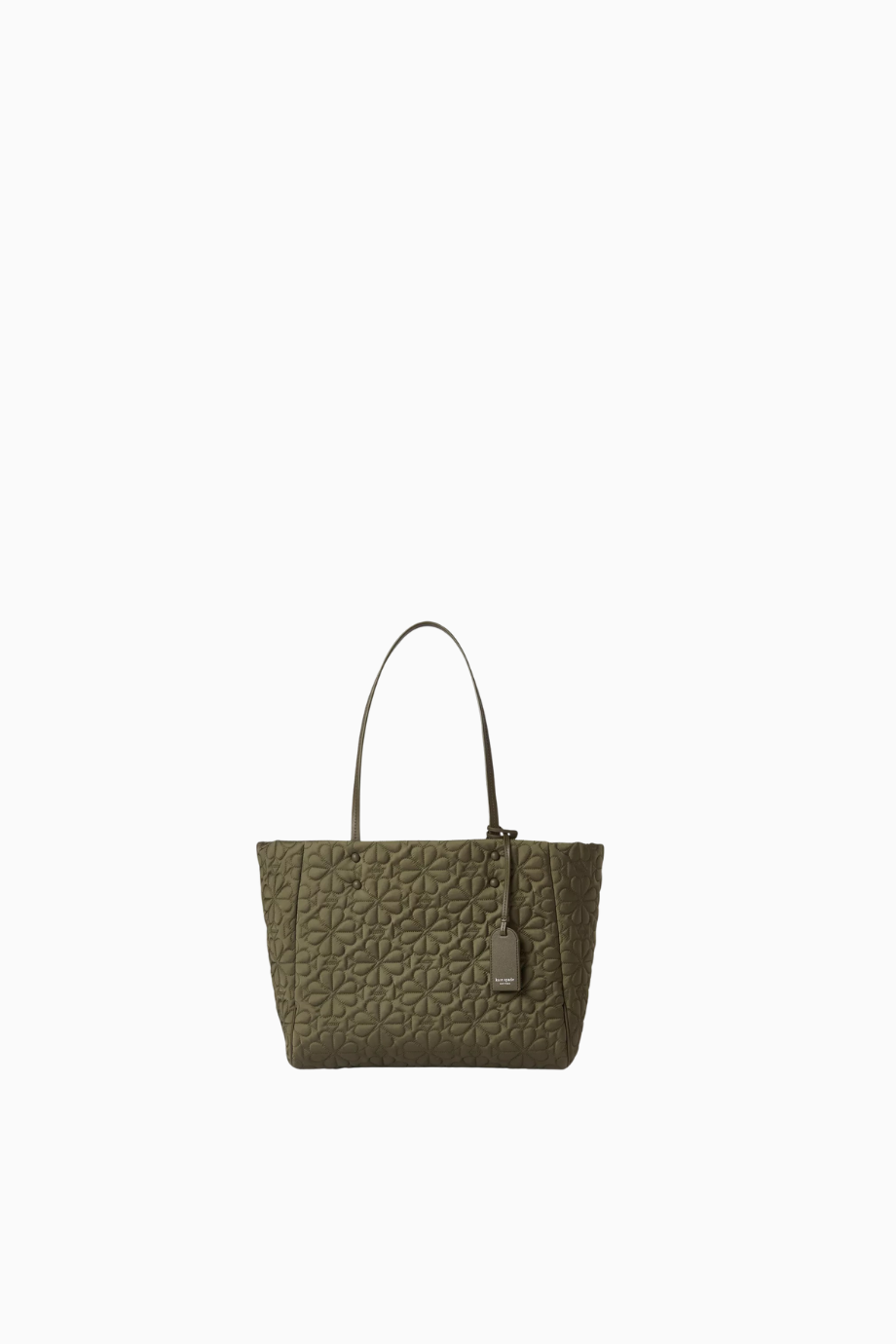 Medium Tilly Tote Çanta, Çiçek Desenli Kapitone Kumaş ile Zarif ve Fonksiyonel Tasarım