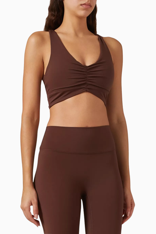 Ultimate Ruched-front Bra, Şık ve Konforlu Spor Sütyeni