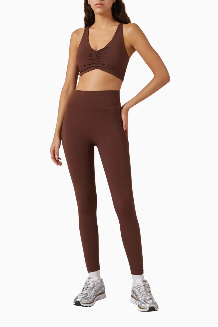 Ultimate Ruched-front Bra, Şık ve Konforlu Spor Sütyeni
